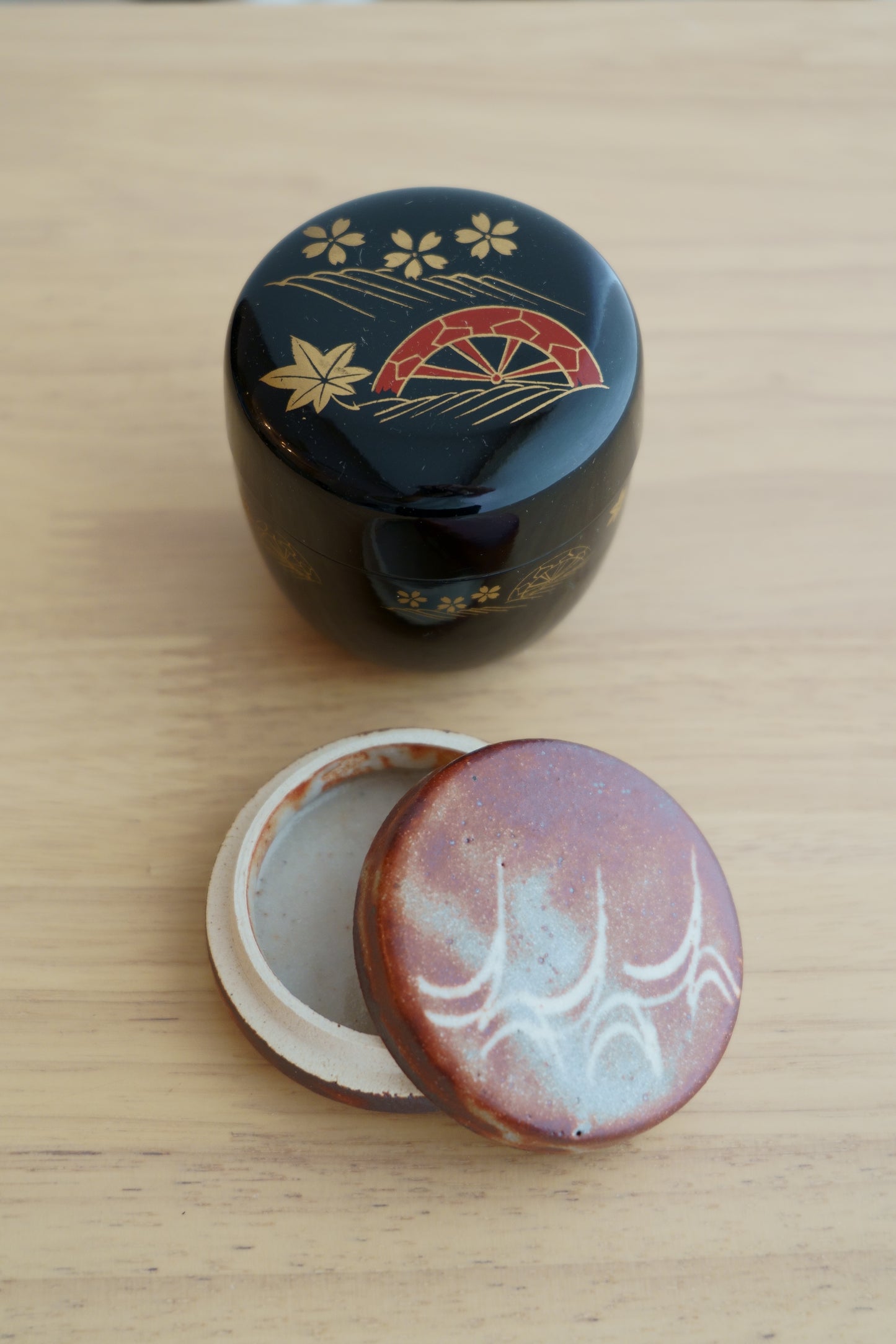 Vintage tea ceremony utensils